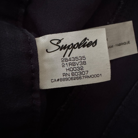 Supplies Women's Alix Twill Short blue size 10 (30W) Vintage Indigo - Picture 8 of 11